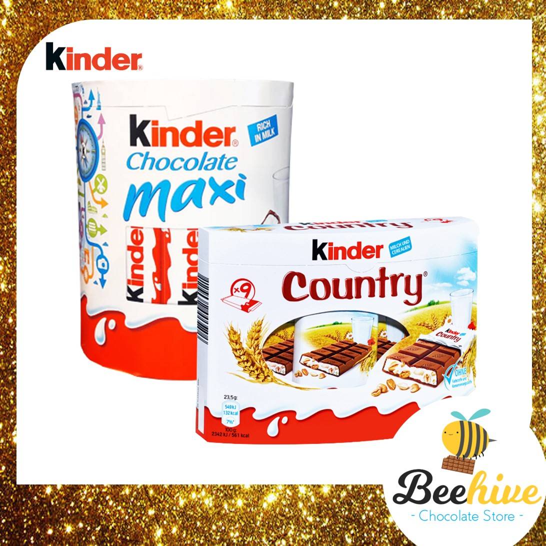 Kinder Chocolate Maxi T10 210g / Kinder Country T9 211.5g